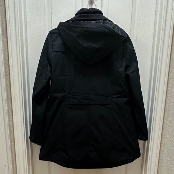 Lands' End Women's 3-in-1 Systems Jacket & Vest Size L Black Water Resistant NEW - Picture 13 of 15